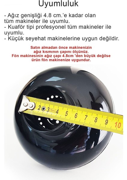 Siyah Difüzörlü Saç Kurutma Fön Makinesi, Hızlı ve Güçlü Kurutma Özelliği fiyatları