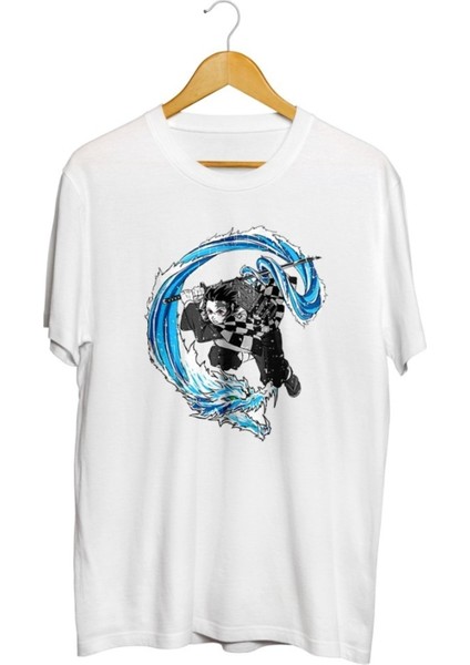 Demon Slayah Slayer Baskılı Unisex Tişört