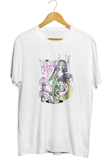 Yükseliş Baskılı Unisex Tişört