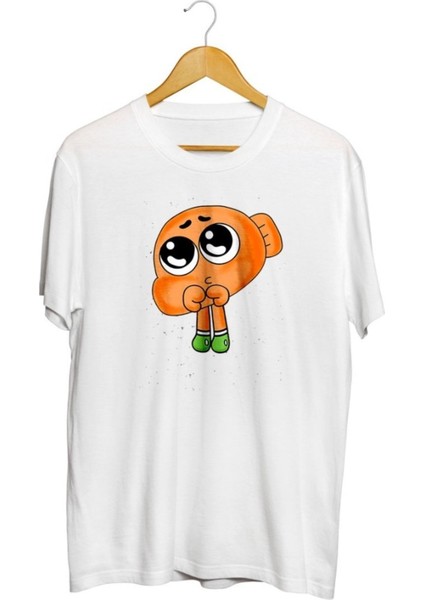 Darwin Chibi Baskılı Unisex Tişört