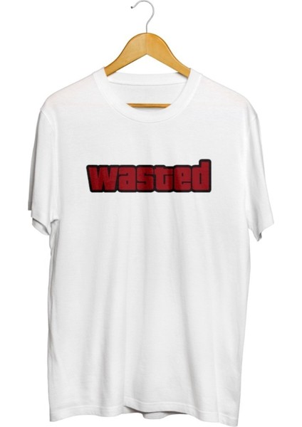 Wasted Gta San Andreas Baskılı Unisex Tişört