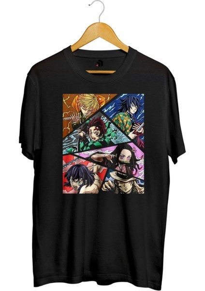 Demon Slayer Baskılı Unisex Tişört