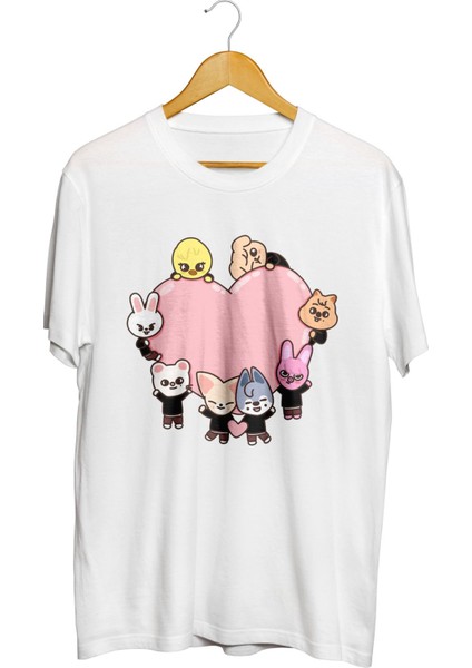 Stray Kids Szoo Baskılı Kaliteli Unisex Tişört