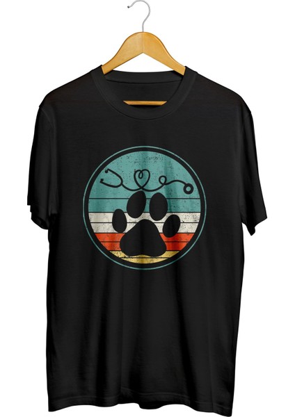 Veteriner Kedi Patisi Baskılı Kaliteli Unisex Tişört