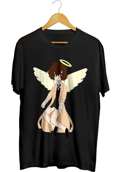 Dazai Osamu Angel Pullover Baskılı Unisex Tişört