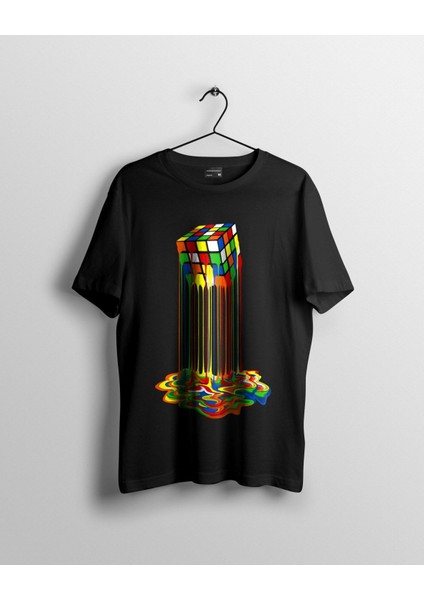 Eriyen Küp Baskılı T-Shirt