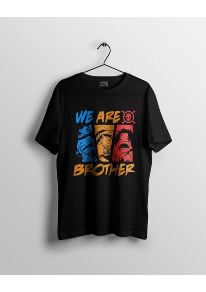 One Piece We Are Brother Baskılı Anime Tişört