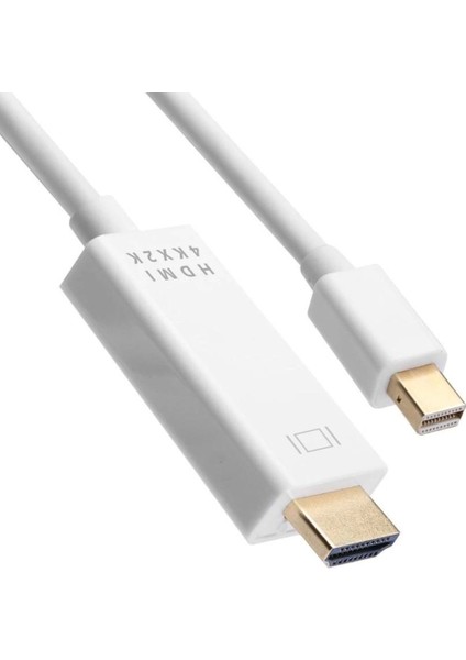 Mini Displayport To HDMI 1.8m Altın Uçlu 4K Kablo, Çok Renkli Çok Fonksiyonlu