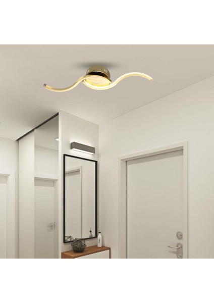 TT605-SR Martı Model Çocuk-Antre-Küçük Oda Gold Sarı Kaplama LED Avize modelleri