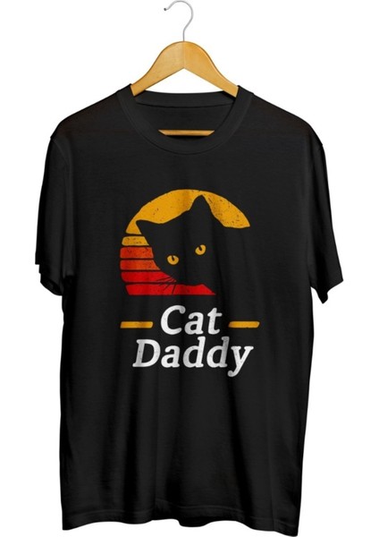 Cat Dady- Kedi Babası Baskılı Unisex Tişört