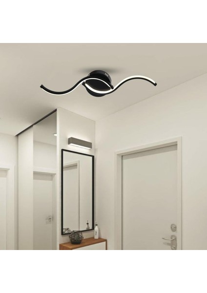 TT605-SY Martı Model Çocuk-Antre-Küçük Oda Mat Siyah LED Avize modelleri