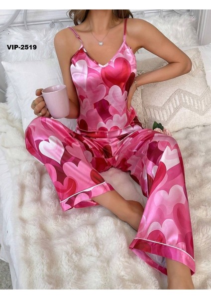 Askılı Saten Pijama Takımı modelleri