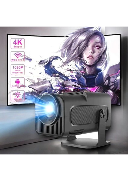 Taşınabilir Hd Oyun Projeksiyonu, Siyah, Kompakt ve Yüksek Kalite Görüntü Sağlar fırsatları