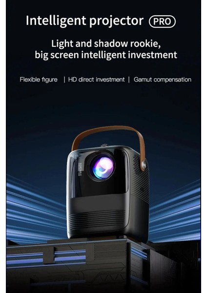 Taşınabilir Android Projeksiyon Cihazı, 1080P, 5g Wi-Fi, Bluetooth, Ev Sineması fiyatları