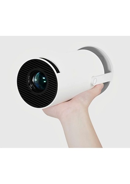 Yüksek Çözünürlüklü Taşınabilir Projektör Beyaz, Eğlence ve Sunumlar Için Ideal modelleri