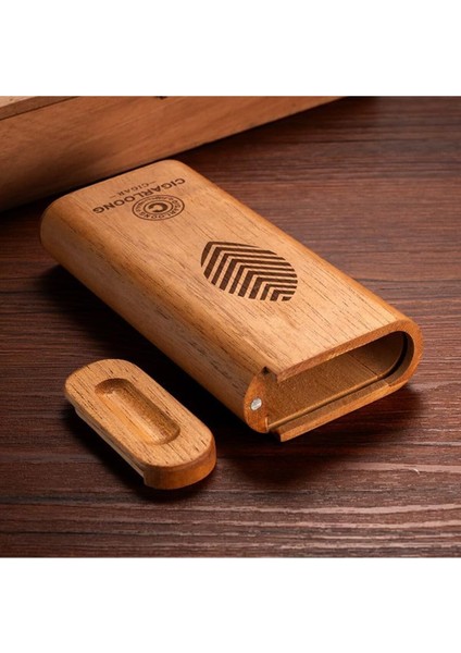 Sedir Ağacı Humidor, 3 Parmak Kapasiteli Taşınabilir Puro Kutusu fiyatları