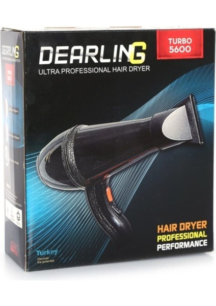 Güçlü Profesyonel Fön Makinesi, Ac Motor, 2 Ayar, 2 Yıl Garantili, Siyah fırsatları