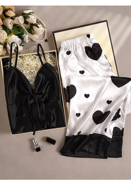 Askılı Saten Pijama Takımı modelleri