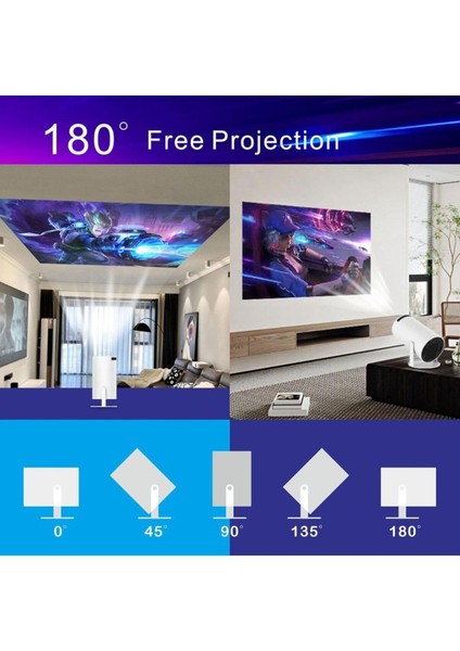 Yüksek Çözünürlüklü Ultra Hd Projektör, Beyaz, Ev Sinema Sistemi indirimleri