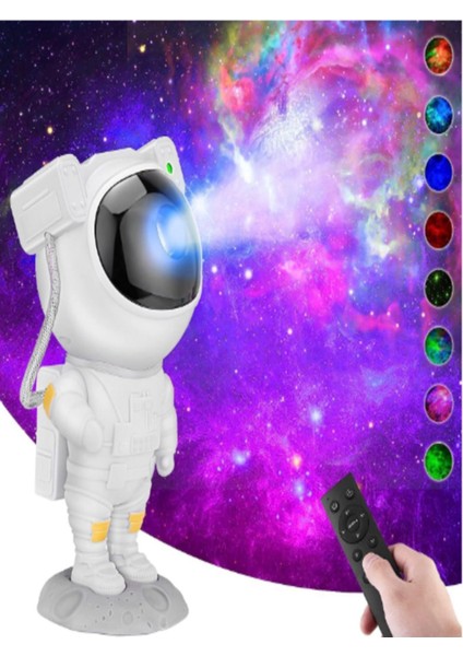 Beyaz Astronot Galaksi Projeksiyon Lambası, Büyülü Uzay Atmosferi Için Ideal Seçim fiyatları