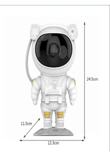 Beyaz Astronot Galaksi Projeksiyon Lambası, Büyülü Uzay Atmosferi Için Ideal Seçim indirimleri