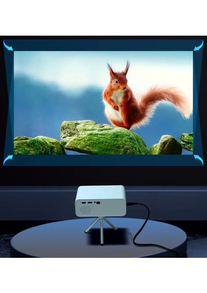 Taşınabilir Akıllı Projektör, Wi-Fi, Bluetooth, Android 11, 2gb Ram, 32GB Depolama indirimleri