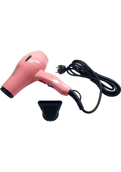 Pembe Profesyonel Saç Kurutma Makinesi 2400W, Güçlü ve Şık Tasarım
