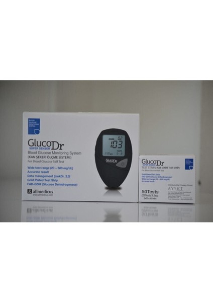 Şeker Ölçüm Cihazı ve 50 Adet Sensör Şeritleri Seti fırsatları