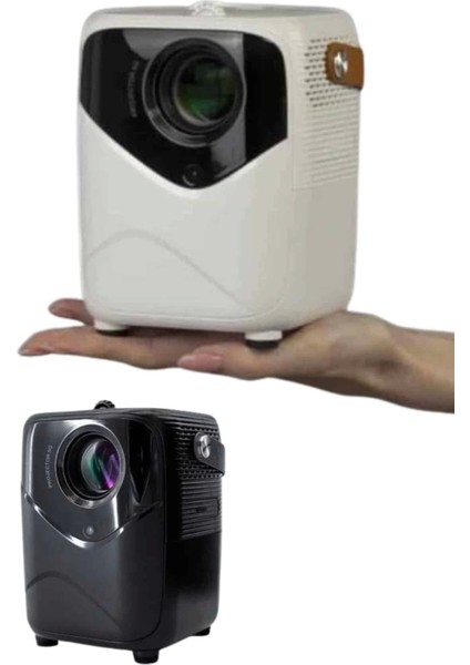 Portatif Hd Projeksiyon Cihazı Bluetooth Wi-Fi Android Işlemcili, Çok Renkli, Taşınabilir Kullanım fırsatları