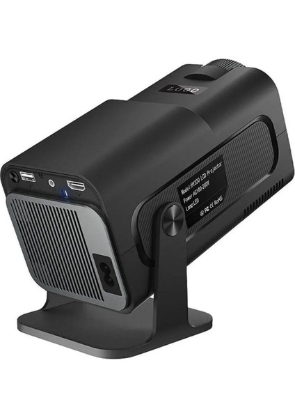 Mini 4K LED Wifi Android Taşınabilir Akıllı Projeksiyon Siyah modelleri