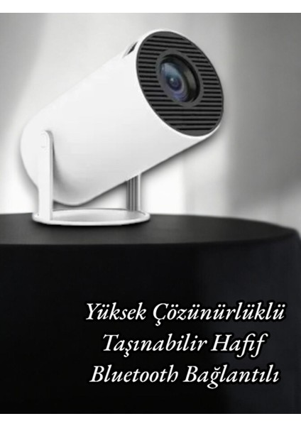 Taşınabilir ve Hafif Bluetooth Projeksiyon Cihazı Beyaz, Yüksek Teknoloji ile Sunumlar Için modelleri
