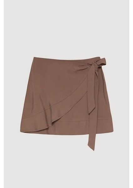 Kadın Bağlamalı Detalı Fırfırlı Etek fiyatları