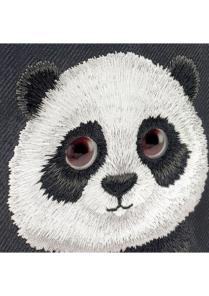 Samsung S24 Ultra Uyumlu 3D Göz Panda Detaylı Gerçek Nakış Işlemeli Kabartmalı Big Eyes Kılıf fiyatları