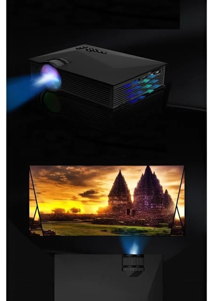 Full Hd Wi-Fi Akıllı Taşınabilir Projeksiyon, Ev, Ofis, Eğitim ve Dış Mekan Kullanımı indirimleri