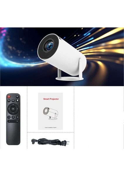 Taşınabilir 1280X720P Sinema Projektörü, Bluetooth, Wi-Fi, Android 11, Ev Eğlencesi indirimleri