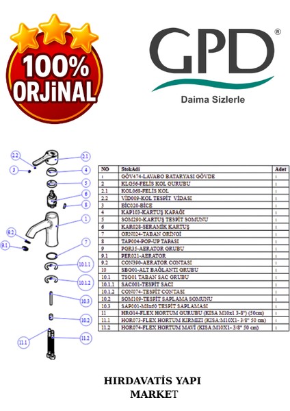Felis MLB75 Lavabo Bataryası indirimleri