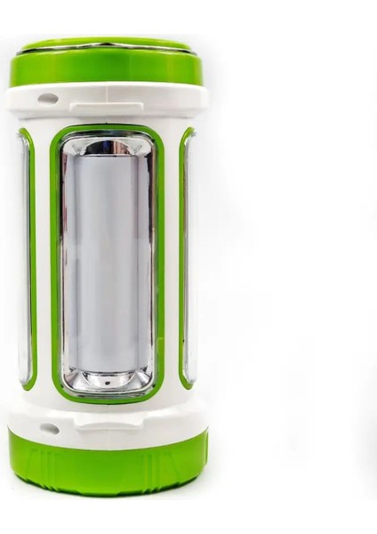 Çok Renkli Solar ve Şarjlı El Feneri 3W Projektör Yeşil indirimleri