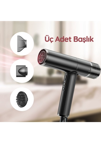 Haki KM-1994 Bldc Fön Makinesi, Güçlü ve Şık Tasarımıyla Saç Şekillendirme Kolaylığı modelleri