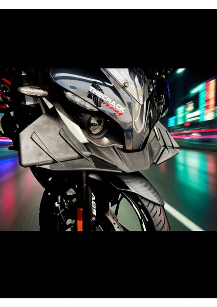Bajaj Pulsar RS200 Uyumlu Aerodinamik Spoiler –yarış Tipi Kanat Seti Winglet fırsatları