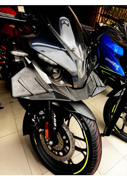 Bajaj Pulsar RS200 Uyumlu Aerodinamik Spoiler –yarış Tipi Kanat Seti Winglet indirimleri