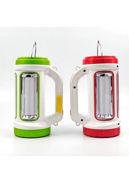 Turuncu Renkli Solar ve Şarjlı El Feneri, Projektör Özellikli, 3 W, Çok Renkli indirimleri