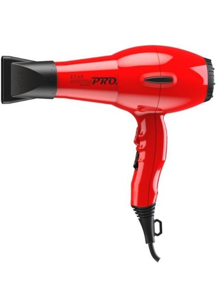 Yüksek Performanslı Kırmızı Profesyonel Fön Makinesi 2500W Italyan Motor fırsatları