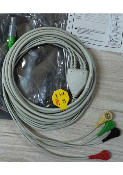 Hasta Başı Monitör Ekg Kablosu, Güvenli ve Dayanıklı Tıbbi Kablo