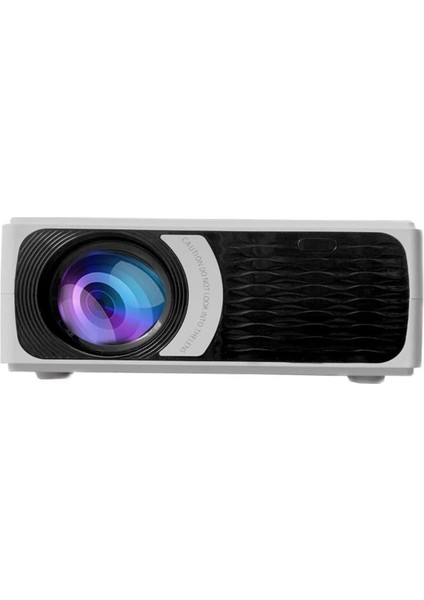 Yüksek Parlaklıklı Kablosuz LCD Projeksiyon Cihazı, Beyaz Renk, 3800 Lümen