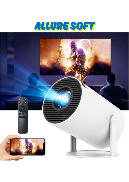 Taşınabilir 300 Lümen Projektör USB ve HDMI Destekli, Parlak Ekran Deneyimi modelleri