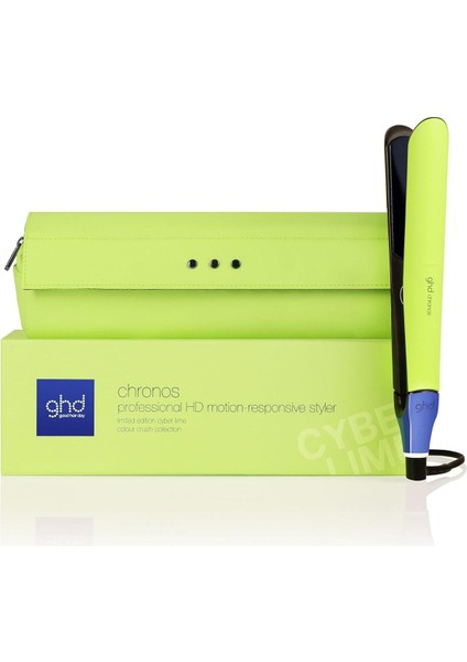 Chronos Cyber Lime Düzleştirici 1 Hamlede 24 Saat Kalıcı Stil, 3x Kırılma Koruması