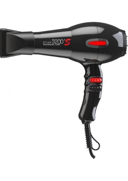 Güçlü 2400 W Profesyonel Saç Kurutma Makinesi, Siyah Renk