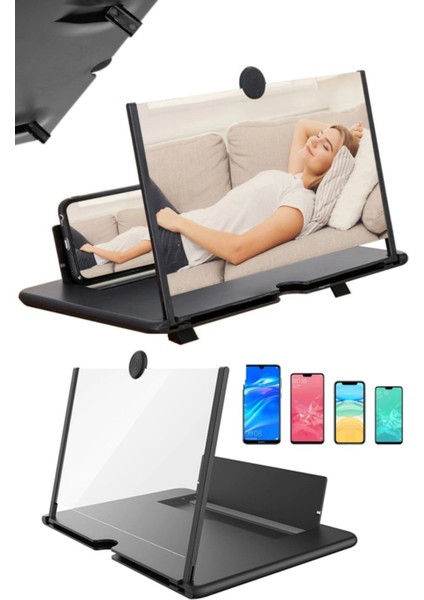 Katlanabilir Taşınabilir 3D Ekran Büyüteci ve Projeksiyon Stand fiyatları