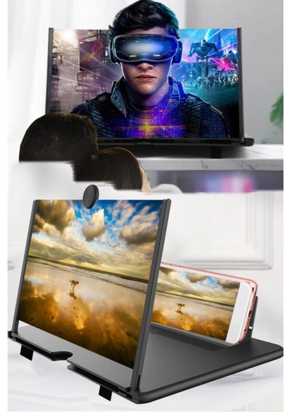Katlanabilir Taşınabilir 3D Ekran Büyüteci ve Projeksiyon Stand indirimleri