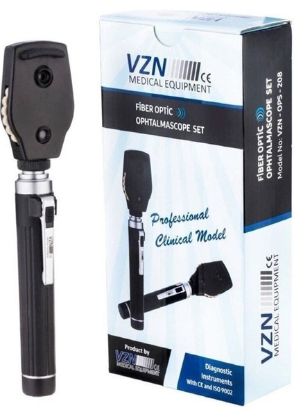 Mini Fiber Optik Oftalmoskop, Taşınabilir, Yüksek Kaliteli, Kolay Kullanım